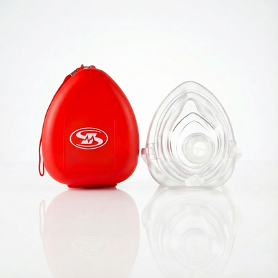 Combo masque RCR de poche SuperMedic avec valve supplémentaire et étui