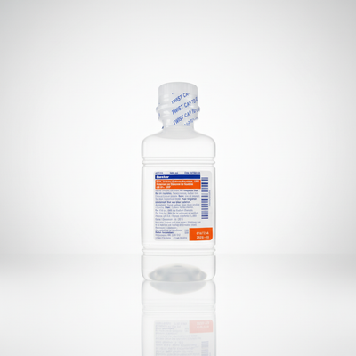 Solution isotonique SuperMedic 500ml avec œillère stérile pour rinçage oculaire d'urgence