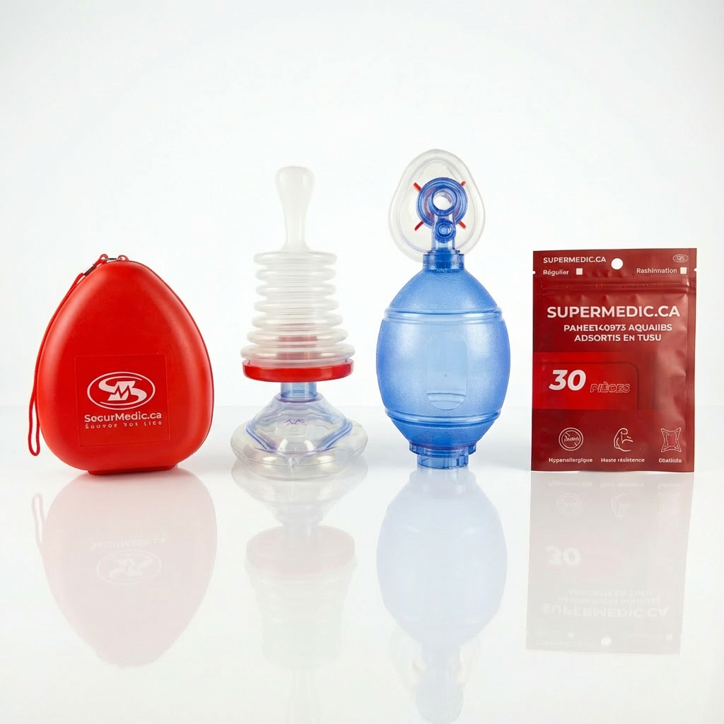 Combo Masque RCR et valve supplémentaire