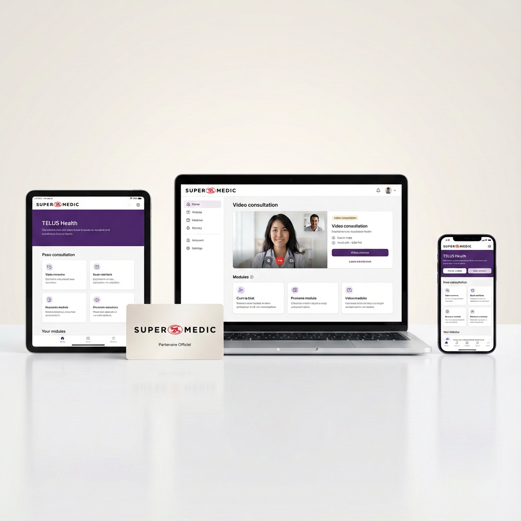 Télésanté Telus X SuperMedic