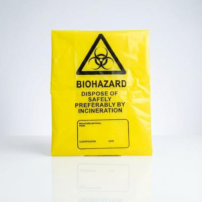 Sac déchets bio-médicaux SuperMedic rouge conforme normes transport déchets infectieux
