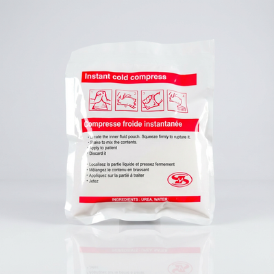 Compresse froide instantanée SuperMedic pour réduire inflammation et douleur en camping et activités sportives
