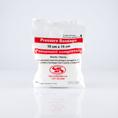 Bandage compressif 15x15 cm SuperMedic pour soins médicaux professionnels