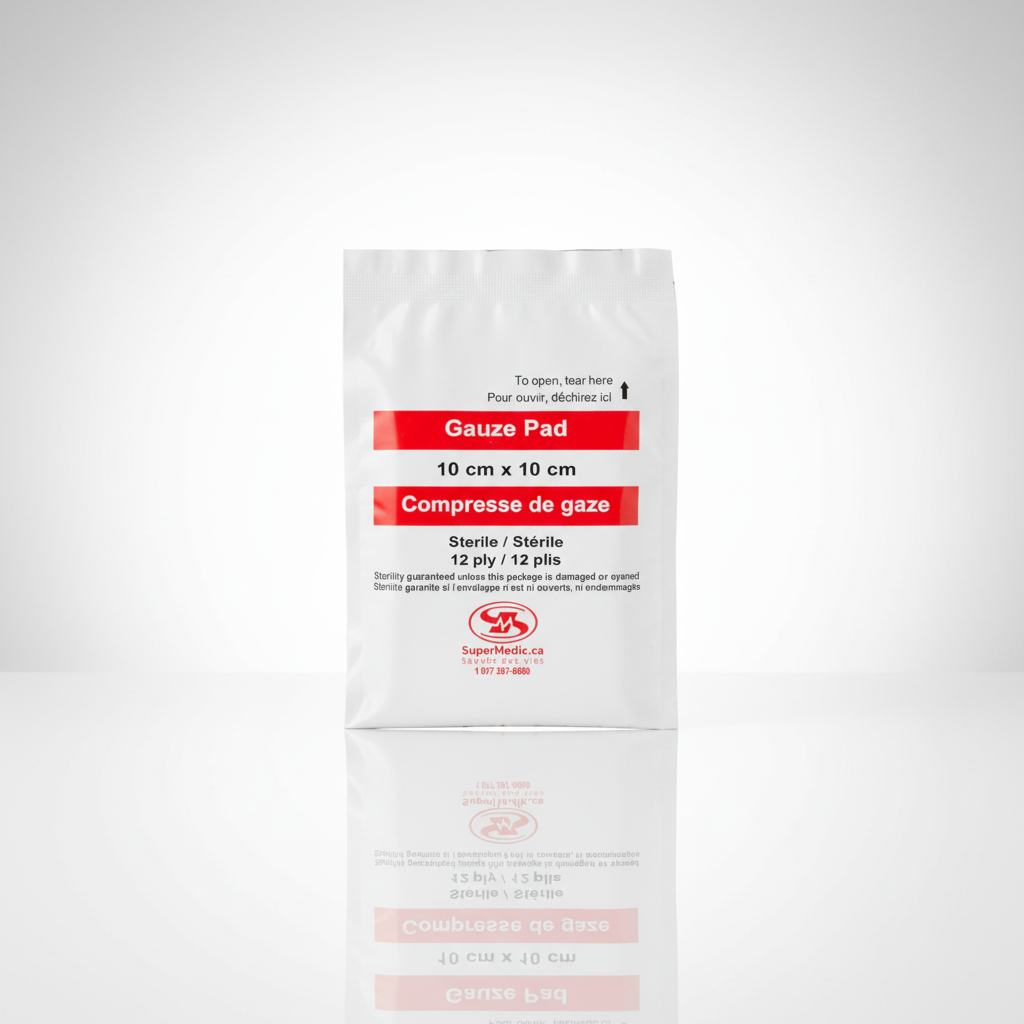 Compresse stérile 4"x4"
