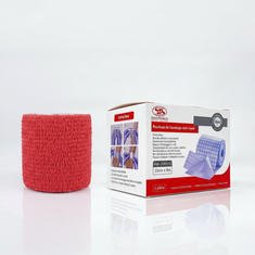 Bundle SmartFix et bandage cohésif rouge - Kit complet premiers soins SuperMedic
