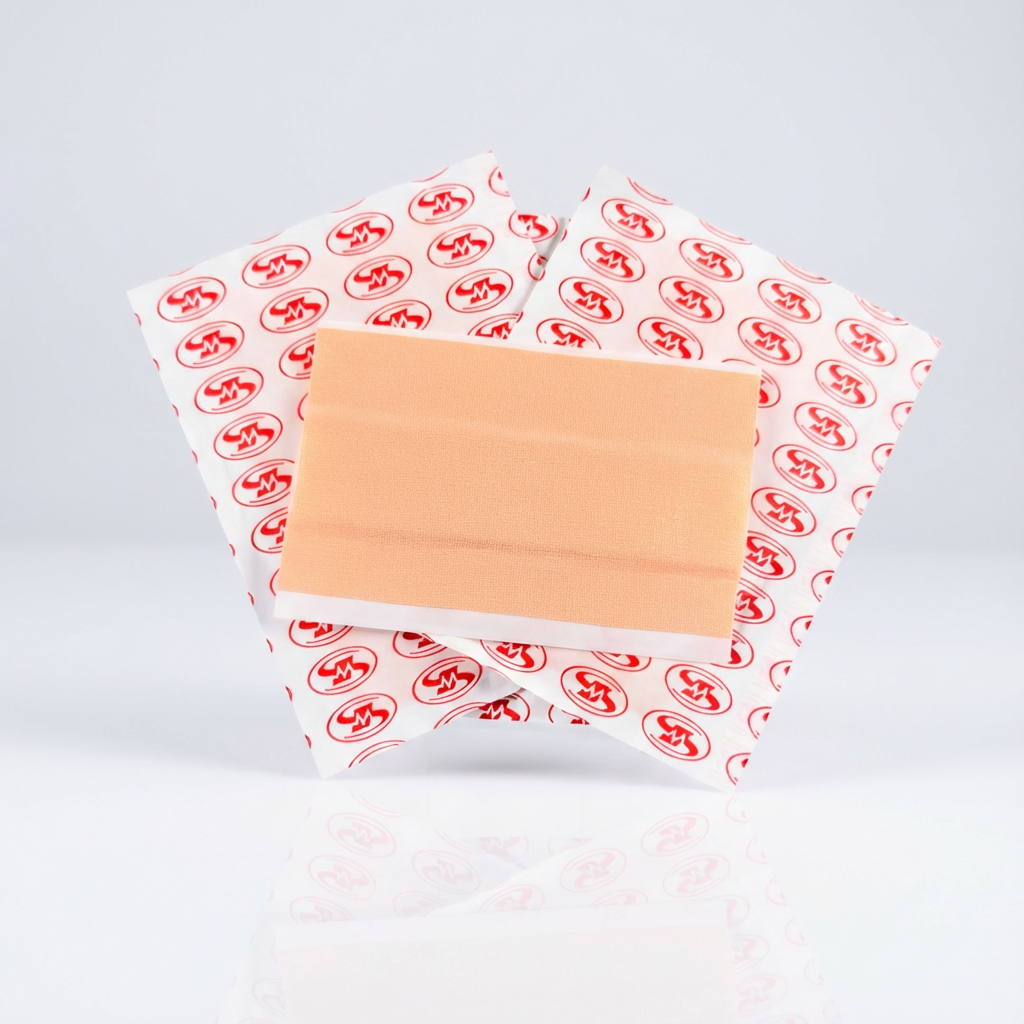 Pansements rectangles adhésifs SuperMedic - boîte de 100 unités pour premiers soins