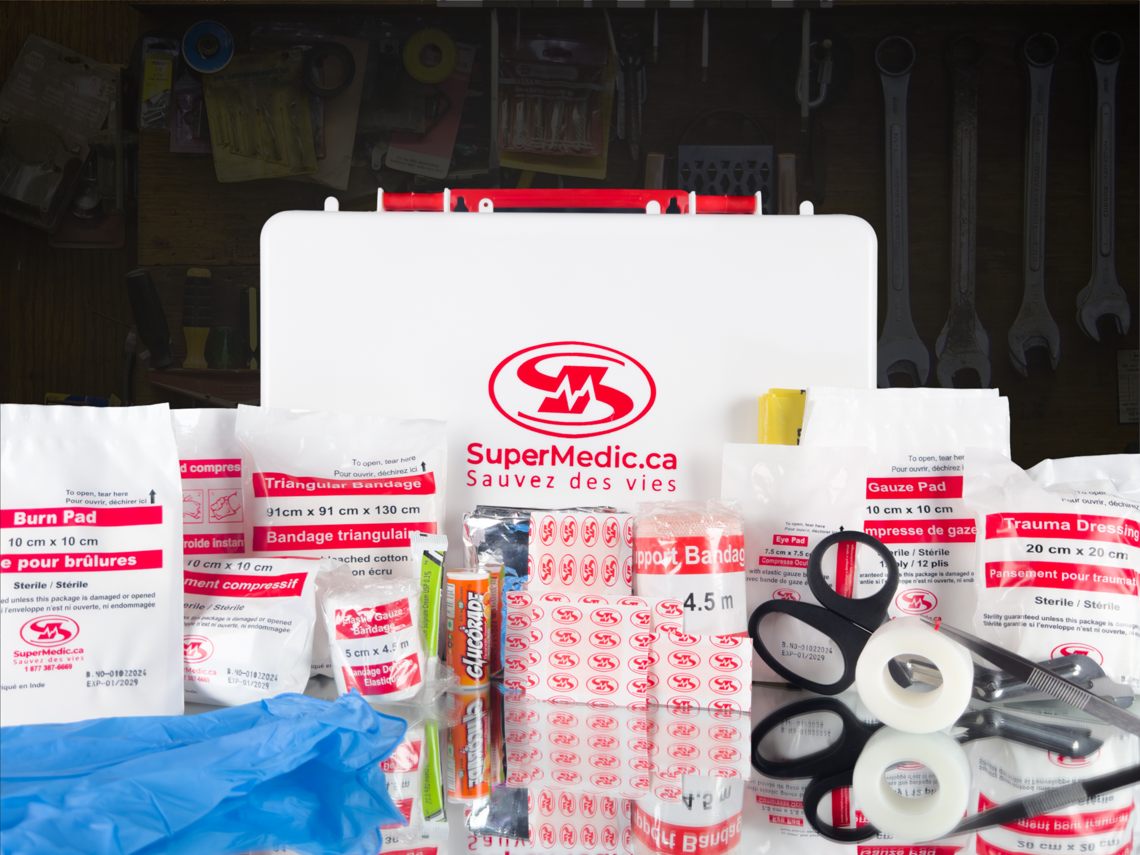 Trousse pour garage - SecurMedic